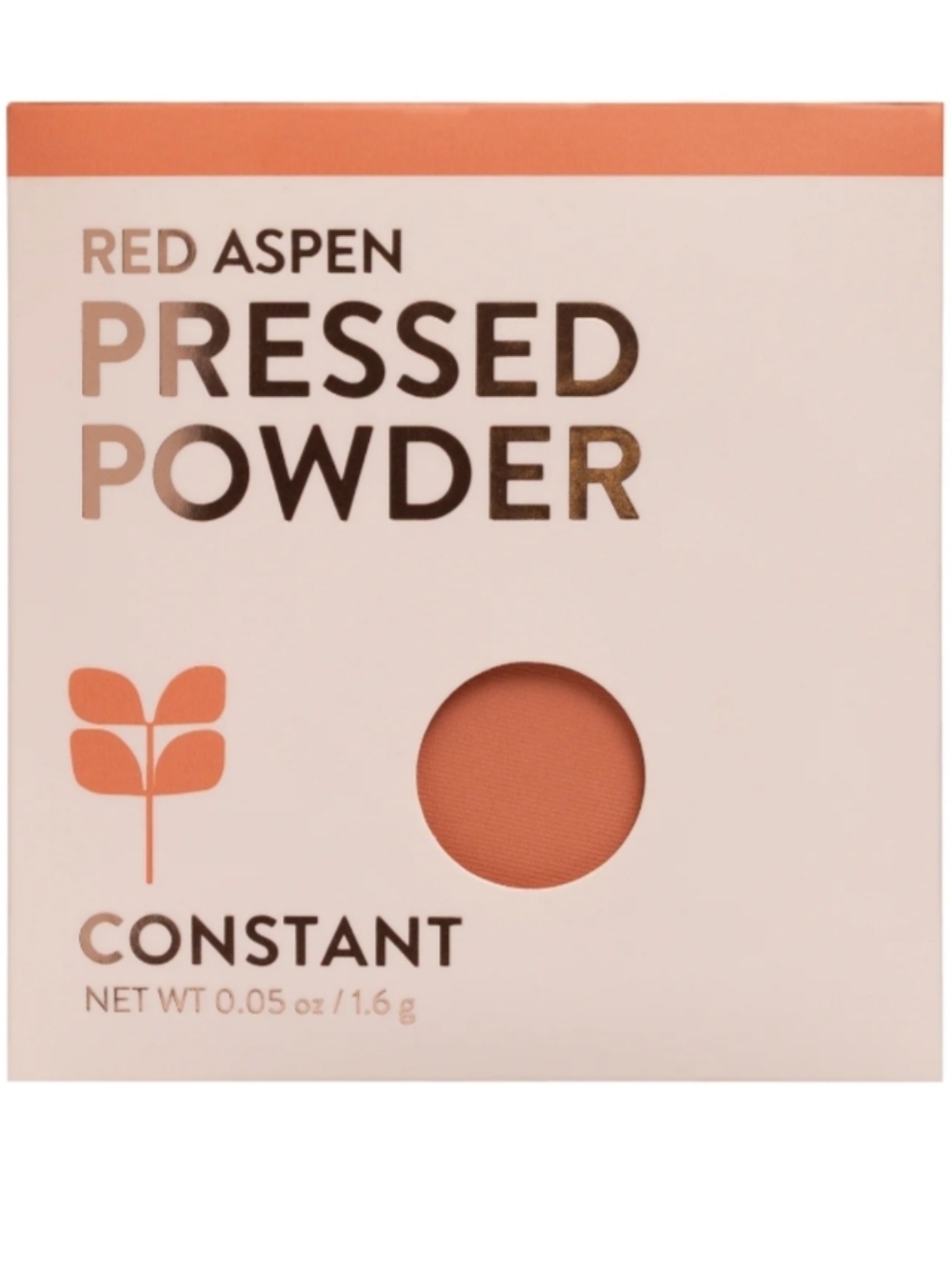 Red Aspen Constant Pressed Powder Eyeshadow - Peach/Terracotta
